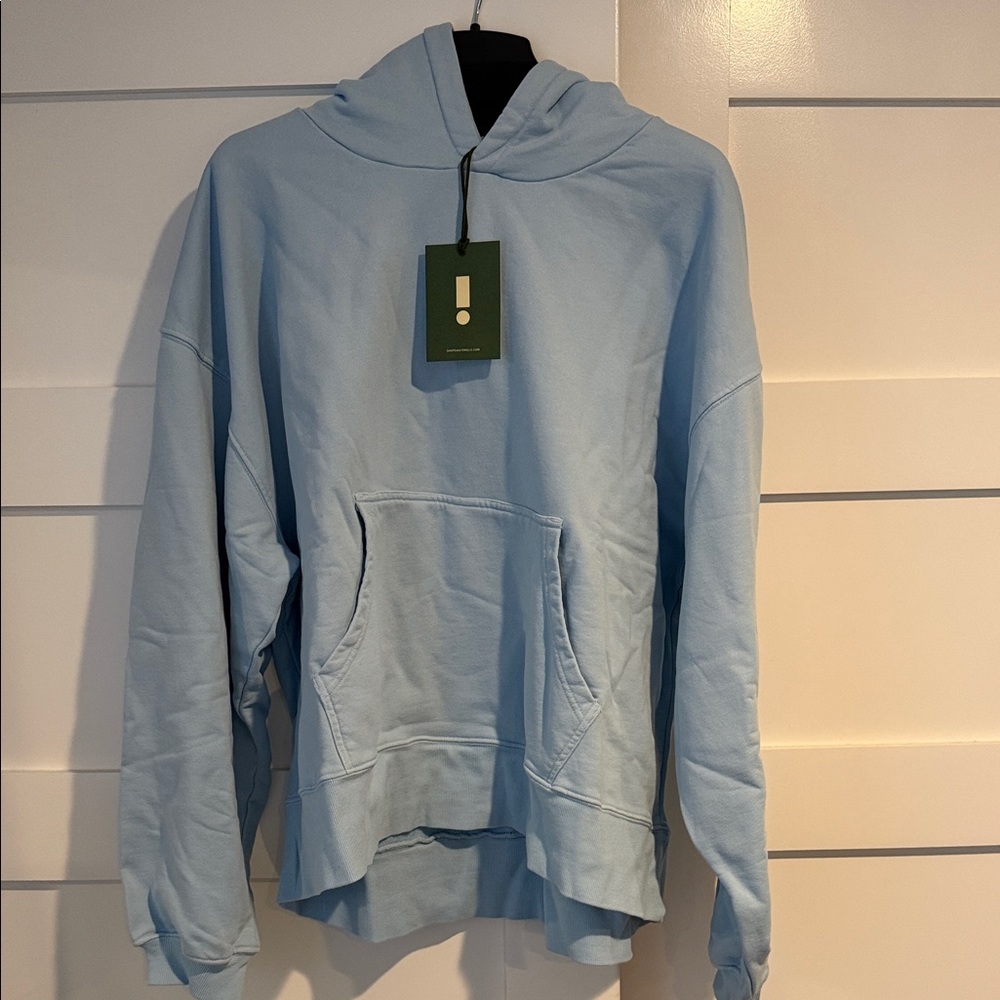 Daily Drills Powder Blue Unisex Oversized Hoodie